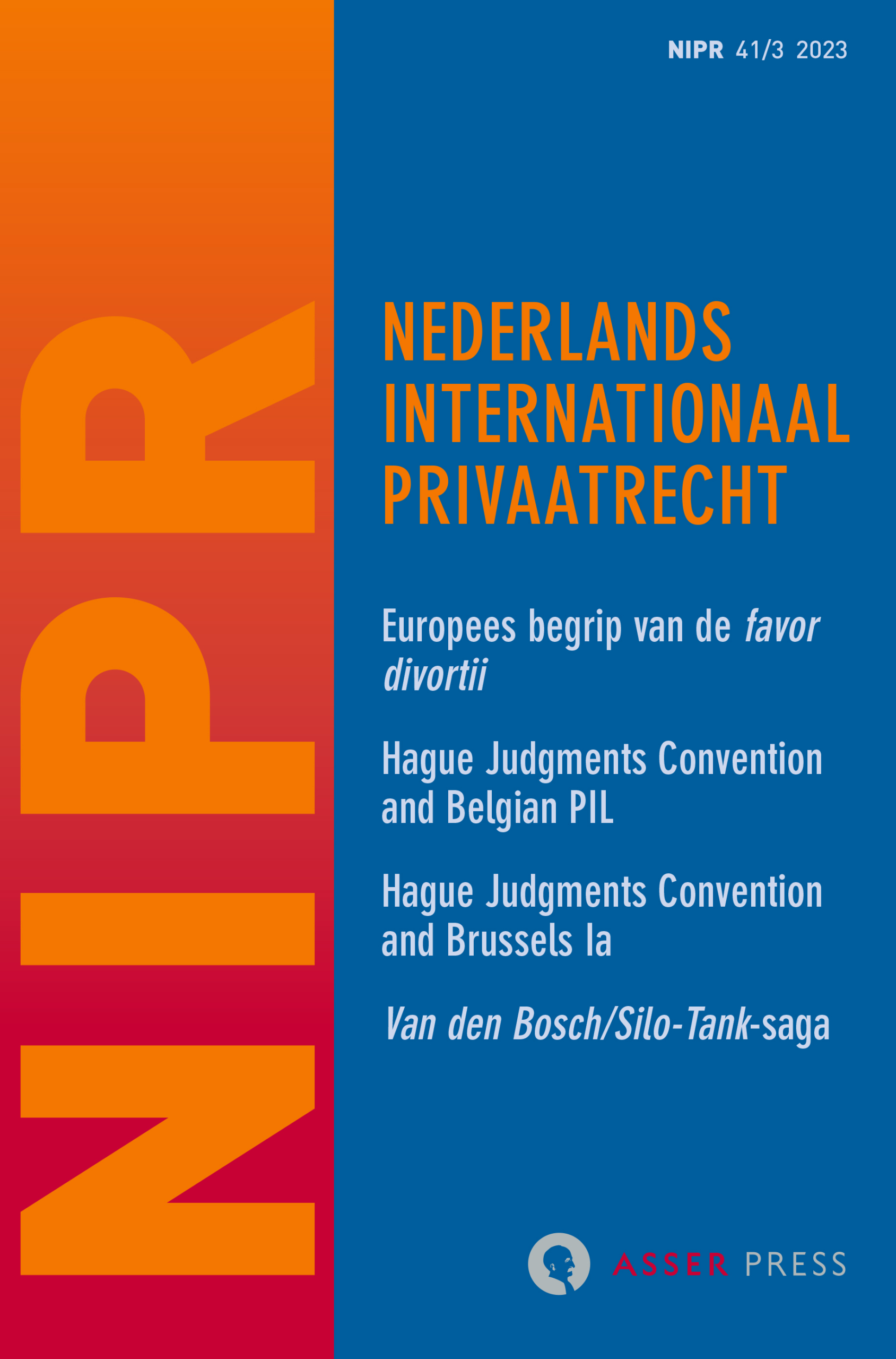 Dutch Journal of PIL (NIPR) – issue 2023/3 – Conflict of Laws