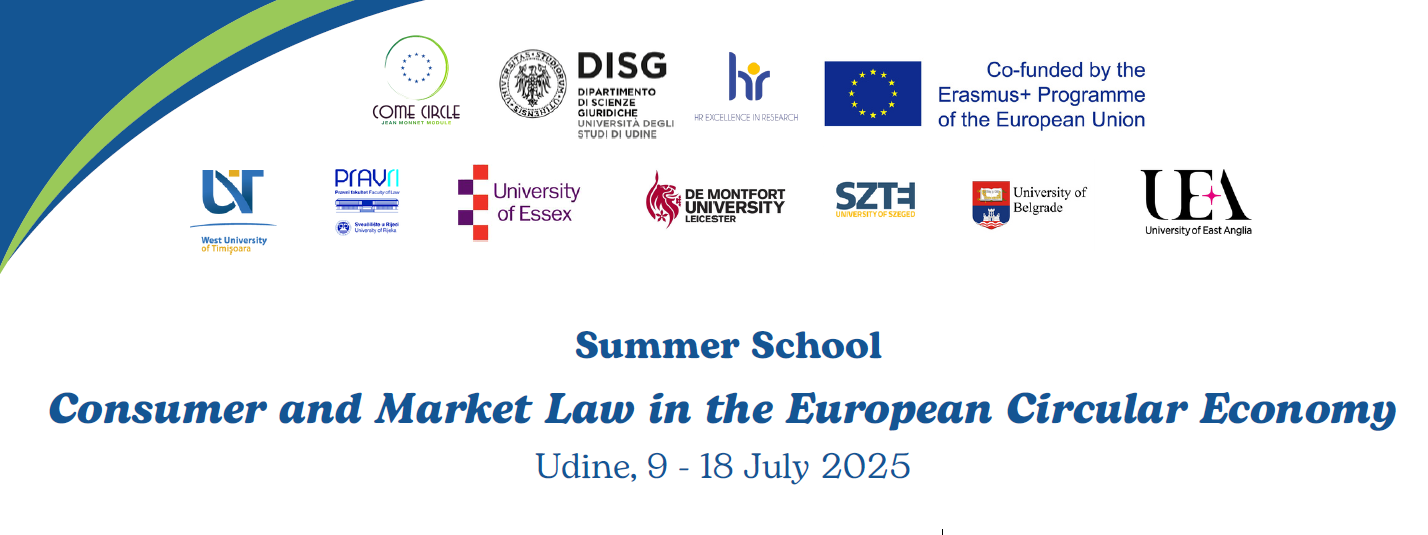 Summer School ‘Consumer and Market Law in the European Circular Economy ...
